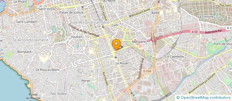 localisation de l'entreprise ENTRE DEUX VINS à MARSEILLE