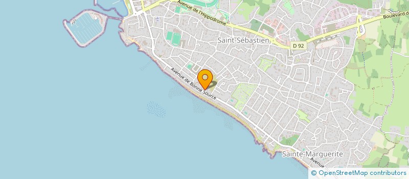 localisation de l'entreprise ENTRE DUNE ET MER à PORNICHET