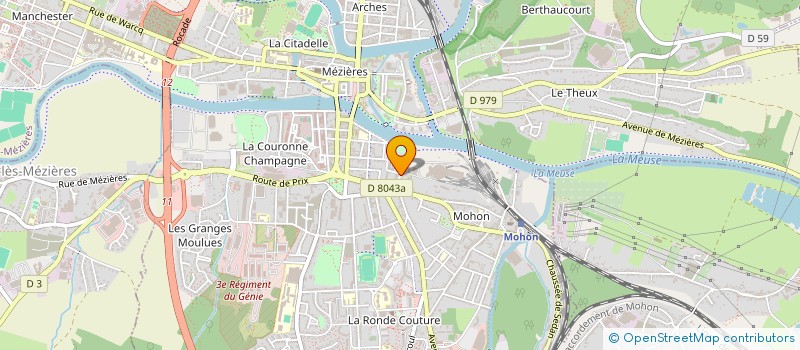 localisation de l'entreprise ENTRE ELLES  CHARLEVILLE MEZIERES