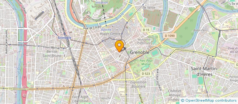 localisation de l'entreprise ENTRE EUX 2 O  GRENOBLE