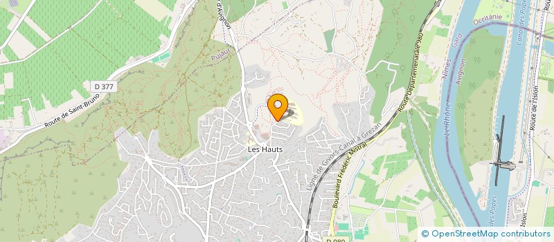 localisation de l'entreprise ENTRE EUX ET NOUS  VILLENEUVE-LES-AVIGNON