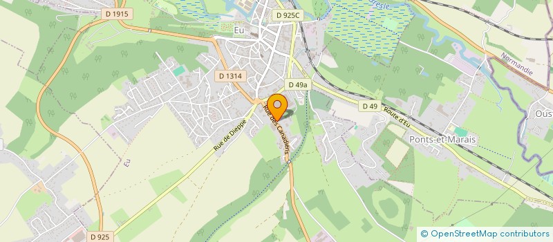 localisation de l'entreprise ENTRE FORET ET MER  MILLEBOSC