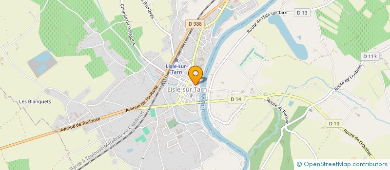 localisation de l'entreprise ENTRE GAILLAC ET RABASTENS 81 à LISLE-SUR-TARN
