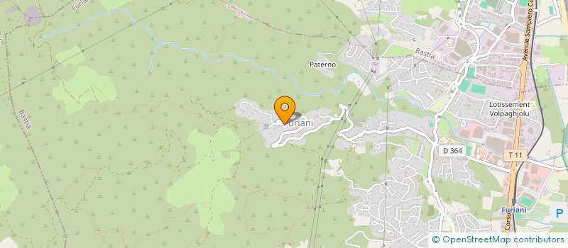 localisation de l'entreprise ENTRE GALE DU BATIMENT TRAVAUX PUBLICS à FURIANI