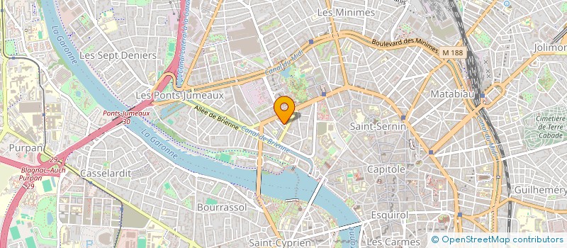 localisation de l'entreprise ENTRE GARONNE ET LUBERON à TOULOUSE