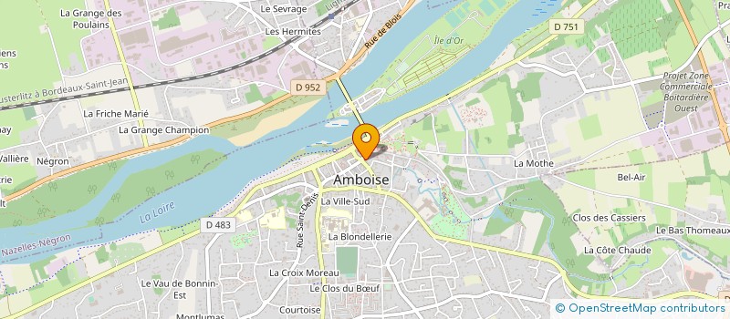 localisation de l'entreprise ENTRE GUILLEMETS  AMBOISE