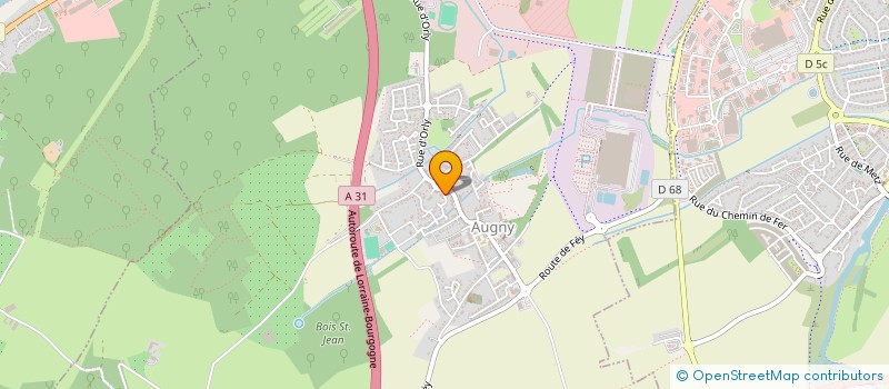 localisation de l'entreprise ENTRE GUILLEMETS  AUGNY