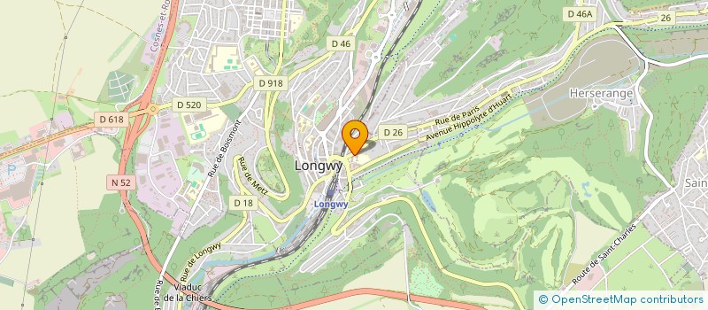 localisation de l'entreprise ENTRE GUILLEMETS à LONGWY