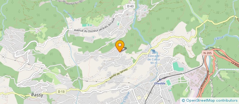 localisation de l'entreprise ENTRE GUISANE ET CLAREE  PASSY