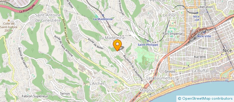 localisation de l'entreprise ENTRE I DEUX à NICE
