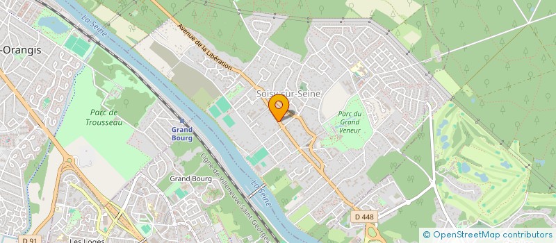 localisation de l'entreprise ENTRE JARDINS à SOISY-SUR-SEINE