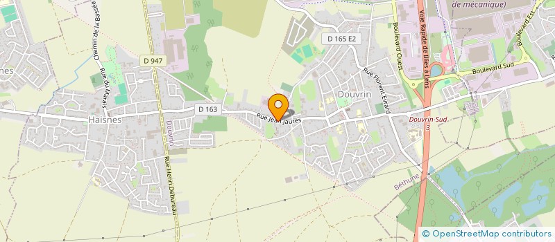 localisation de l'entreprise ENTRE L' ET VOUS  DOUVRIN