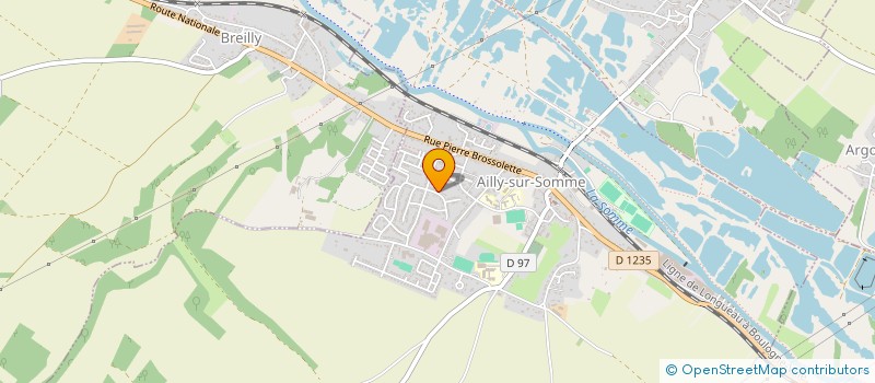 localisation de l'entreprise ENTRE LA TERRE ET LE CIEL  AILLY-SUR-SOMME