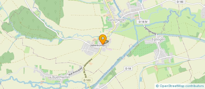 localisation de l'entreprise ENTRE LAC ET FORET  DANNEMARIE