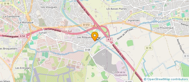 localisation de l'entreprise ENTRE LE BOIS ET L'ENCLUME  SALON-DE-PROVENCE