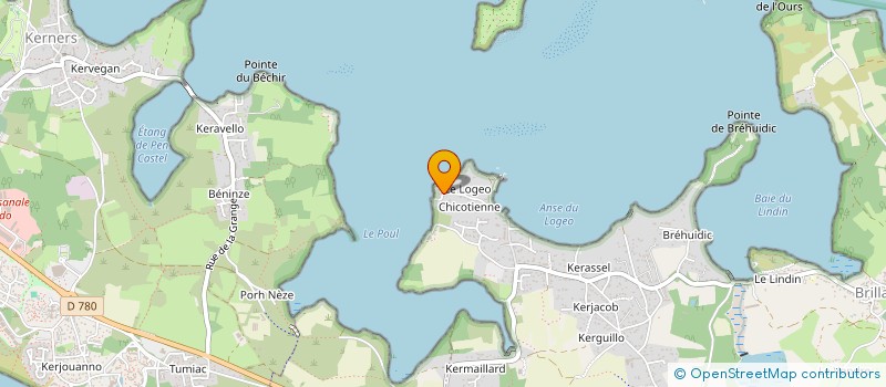 localisation de l'entreprise ENTRE LE CIEL ET L'EAU  SARZEAU