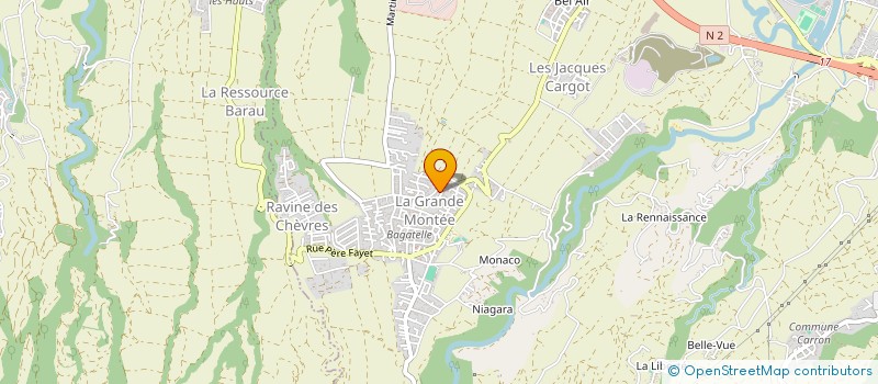 localisation de l'entreprise ENTRE LE SOLEIL ET LA LUNE  SAINTE-SUZANNE