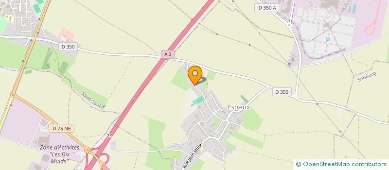 localisation de l'entreprise ENTRE LES MIDIS  ESTREUX