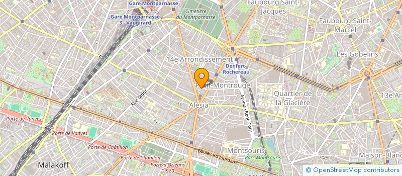 localisation de l'entreprise ENTRE LES MOTS  PARIS