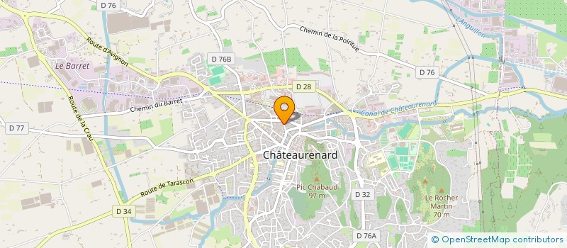 localisation de l'entreprise ENTRE LES MOTS - CONSTELLATION PAPILLON  CHATEAURENARD