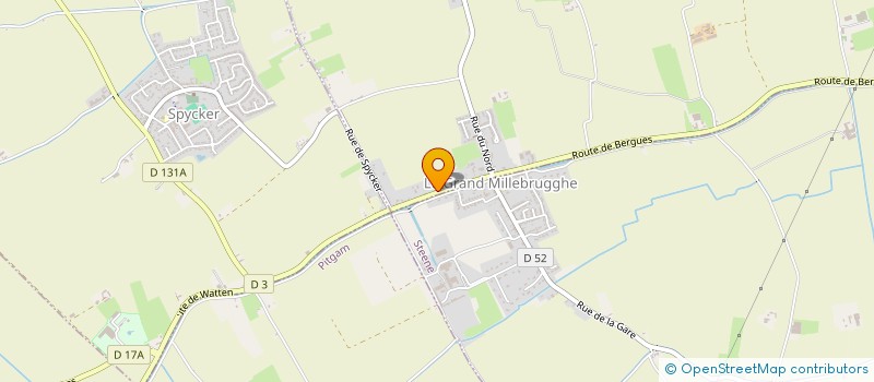 localisation de l'entreprise ENTRE LES MURS à STEENE