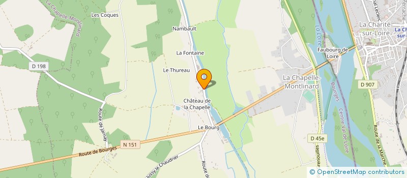 localisation de l'entreprise ENTRE LOISIRS ET CULTURE  LA CHAPELLE-MONTLINARD