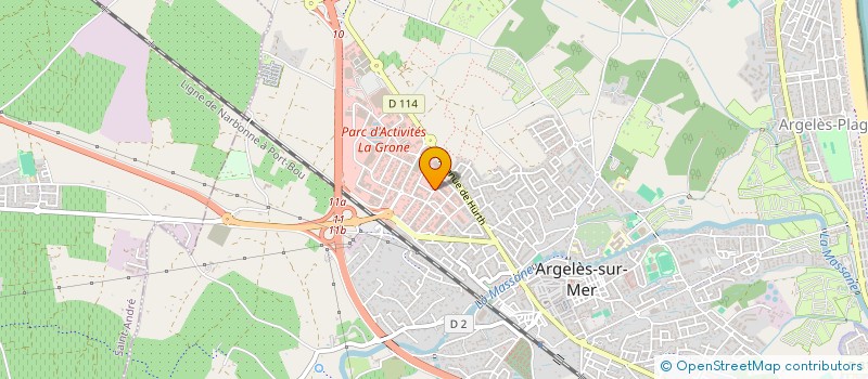 localisation de l'entreprise ENTRE MANS à ARGELES-SUR-MER