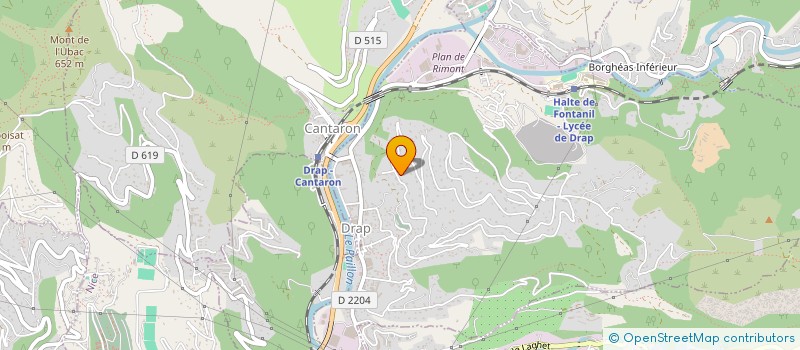 localisation de l'entreprise ENTRE MER ET MONTAGNE  DRAP