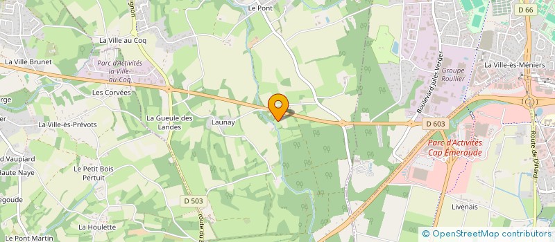 localisation de l'entreprise ENTRE MER ET TERRE  SAINT-LUNAIRE