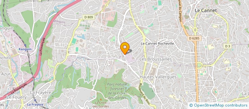 localisation de l'entreprise ENTRE MERIDIONALE ELECTRICITE GENERALE à LE CANNET