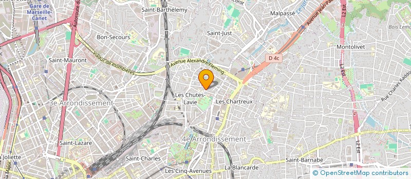 localisation de l'entreprise ENTRE MERS ET MAREES à MARSEILLE