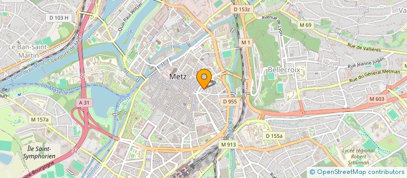 localisation de l'entreprise ENTRE-MIDI  METZ