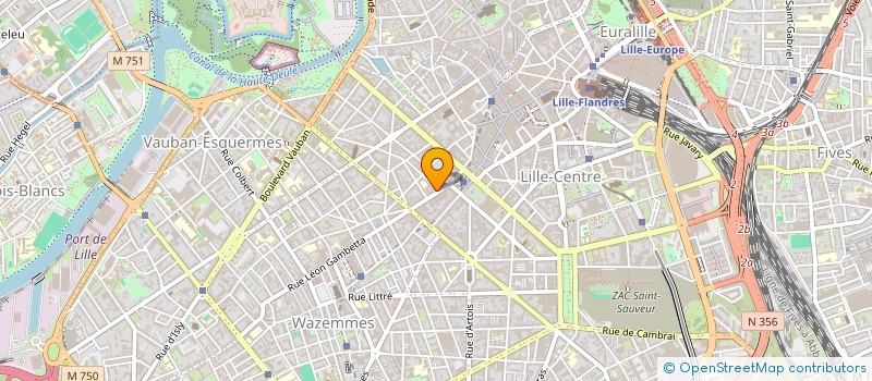 localisation de l'entreprise ENTRE MIDI ET 2  LILLE