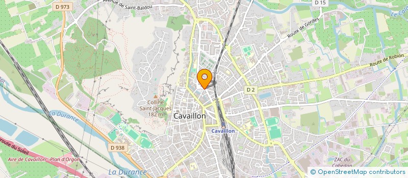 localisation de l'entreprise ENTRE-MONT  CAVAILLON