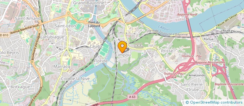 localisation de l'entreprise ENTRE NIVE ET NIL à BAYONNE