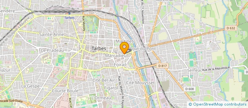 localisation de l'entreprise ENTRE NOUS 2023  TARBES