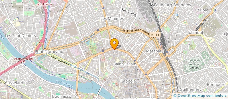 localisation de l'entreprise ENTRE NOUS à TOULOUSE