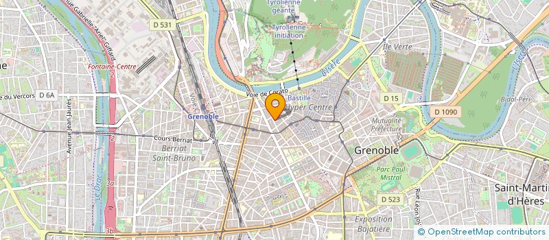 localisation de l'entreprise ENTRE-NOUS à GRENOBLE