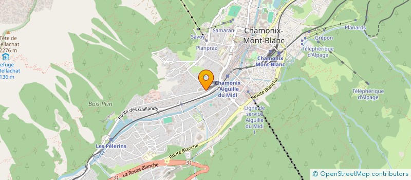localisation de l'entreprise ENTRE NOUS à CHAMONIX-MONT-BLANC