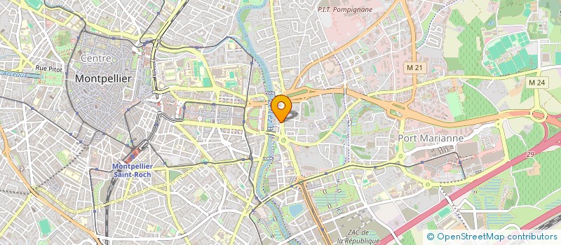 localisation de l'entreprise ENTRE-NOUS à MONTPELLIER
