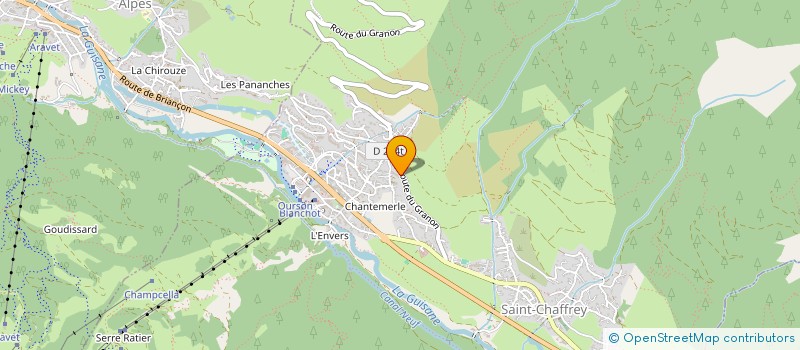 localisation de l'entreprise ENTRE NOUS  SAINT-CHAFFREY