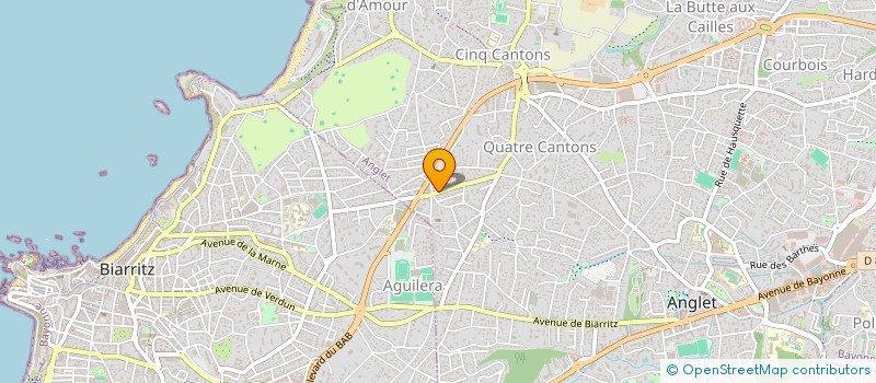 localisation de l'entreprise ENTRE NOUS  ANGLET