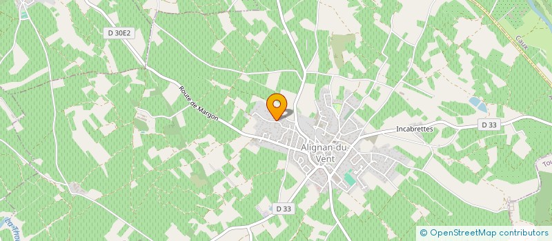 localisation de l'entreprise ENTRE NOUS  ALIGNAN-DU-VENT