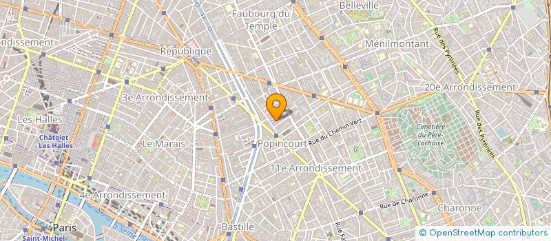 localisation de l'entreprise ENTRE-NOUS  PARIS