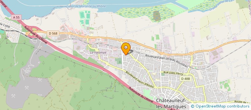 localisation de l'entreprise ENTRE NOUS à CHATEAUNEUF-LES-MARTIGUES