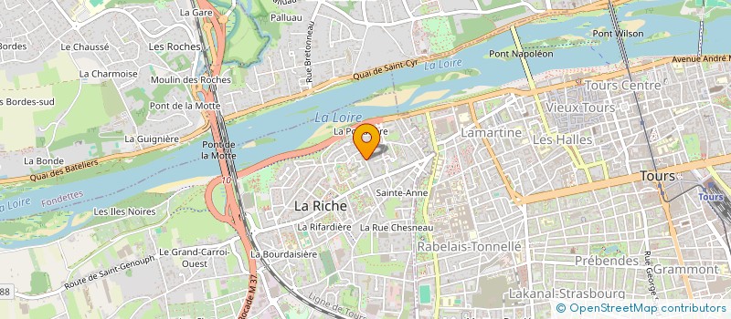 localisation de l'entreprise ENTRE NOUS  LA RICHE