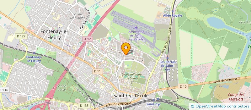 localisation de l'entreprise ENTRE - NOUS  ASSOCIATION à SAINT-CYR-L'ECOLE