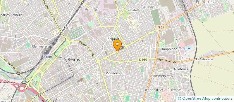 localisation de l'entreprise ENTRE NOUS COIFFURE  REIMS