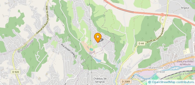 localisation de l'entreprise ENTRE NOUS TLMC  USSAC