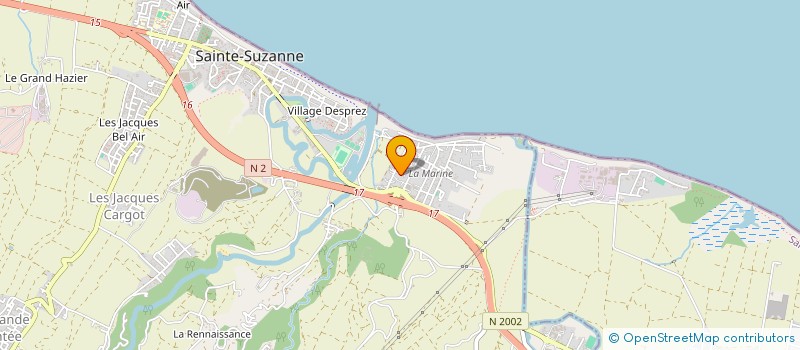 localisation de l'entreprise ENTRE PARENTHESE à SAINTE-SUZANNE